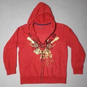 LL Cool J Legendary skull zip up hoodie Mens Large